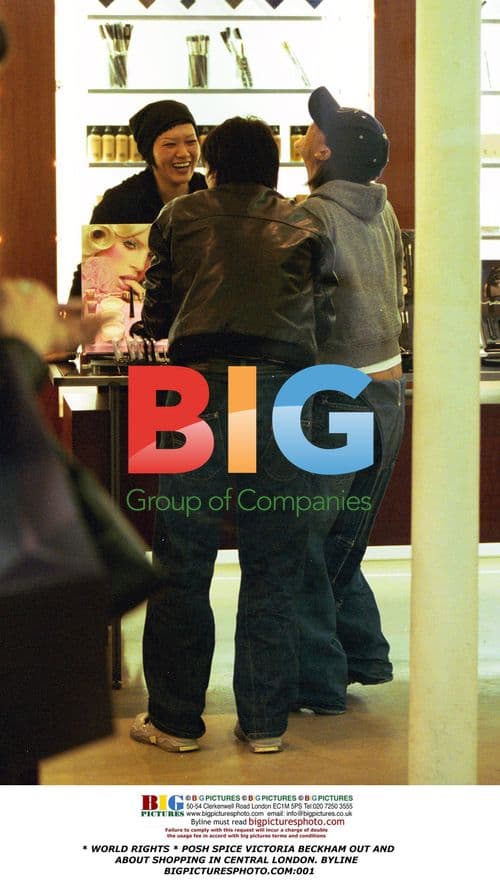 Posh Spice Victoria Beckham Shopping in London