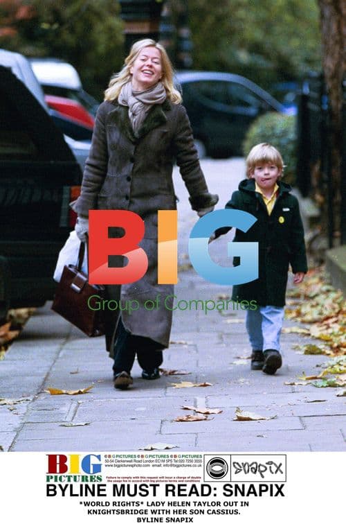 Lady Helen Taylor Out With Son Cassius