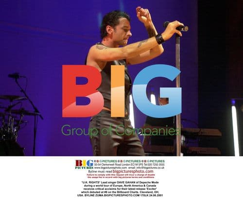 Dave Gahan of Depeche Mode on World Tour