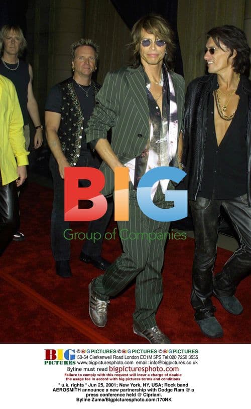 AEROSMITH announce Dodge Ram partnership