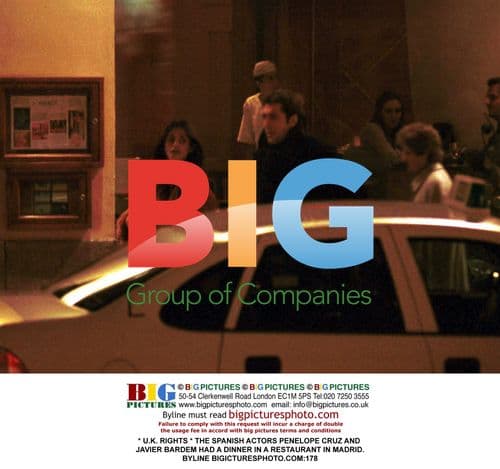 Penelope Cruz and Javier Bardem Dinner in Madrid