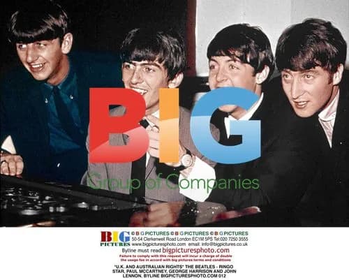 The Beatles Smiling Group Shot
