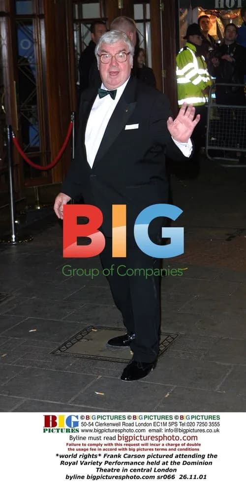 Frank Carson at Royal Variety Performance