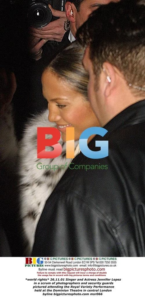 Jennifer Lopez at Royal Variety Performance