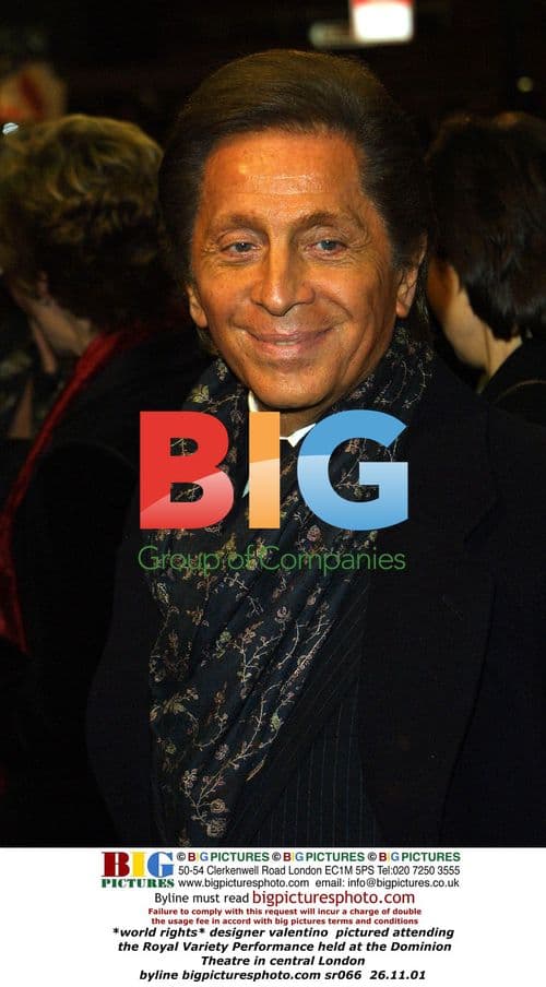 Valentino at Royal Variety Performance