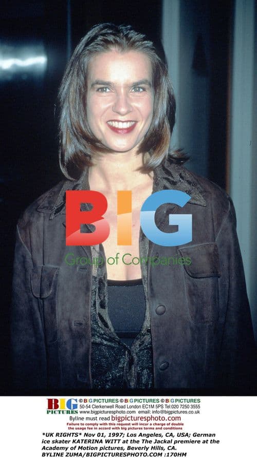 Katerina Witt at The Jackal premiere