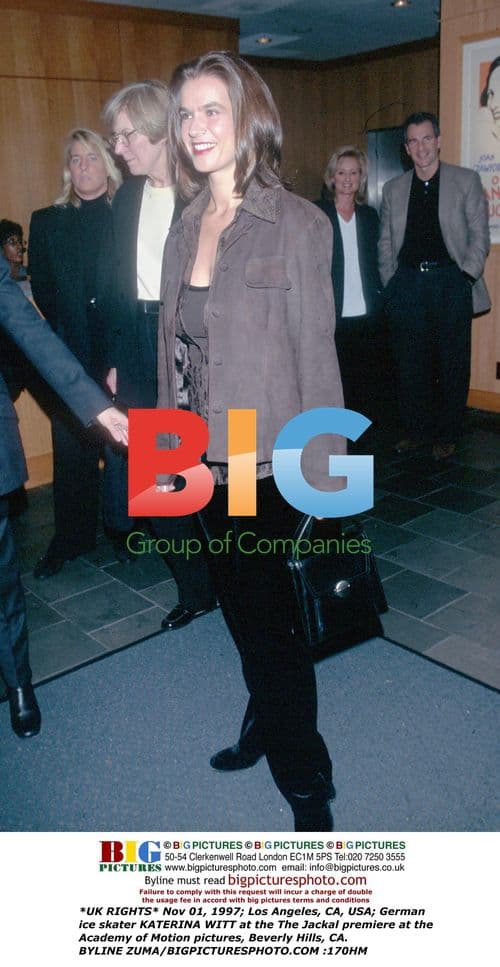 Katerina Witt at The Jackal premiere