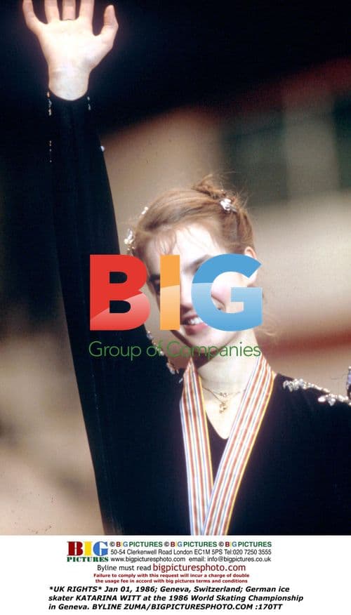 Katarina Witt at 1986 World Skating Championship