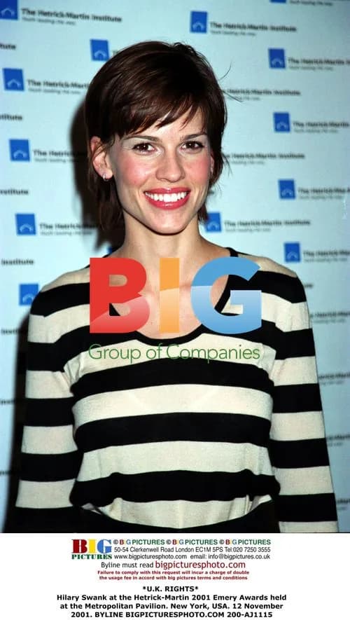 Hilary Swank at Hetrick-Martin 2001 Emery Awards