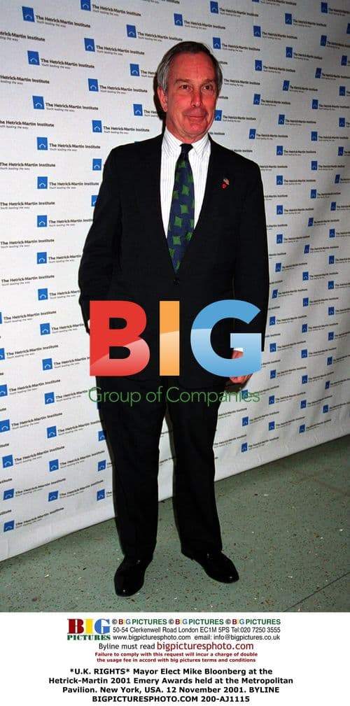 Mayor Elect Mike Bloonberg at 2001 Emery Awards