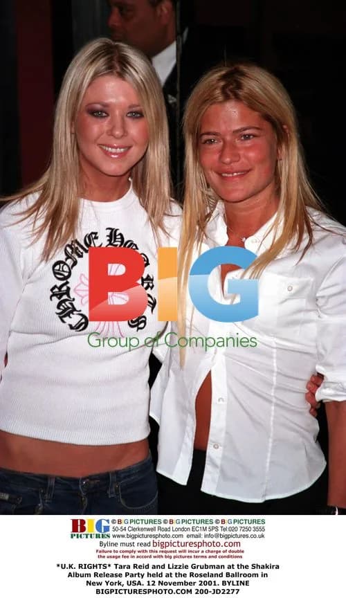 Tara Reid and Lizzie Grubman at Shakira Album Release