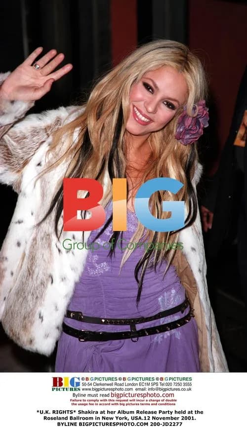 Shakira at Album Release Party in NYC