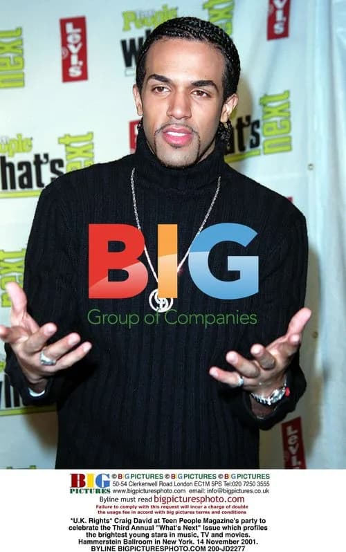 Craig David at Teen People Magazine's Party