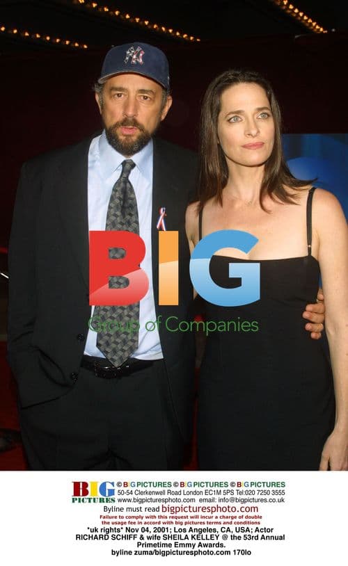 Richard Schiff & wife Sheila Kelley at 53rd Primetime Emmy Awards