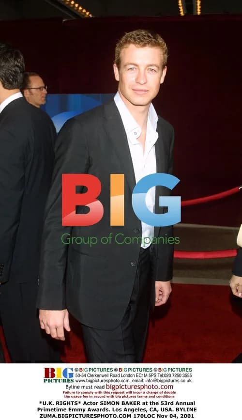 SIMON BAKER at 53rd Primetime Emmys