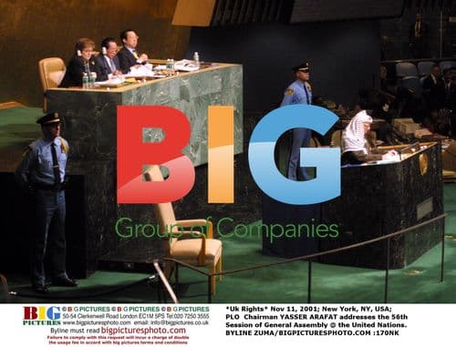 Yasser Arafat Addresses UN General Assembly