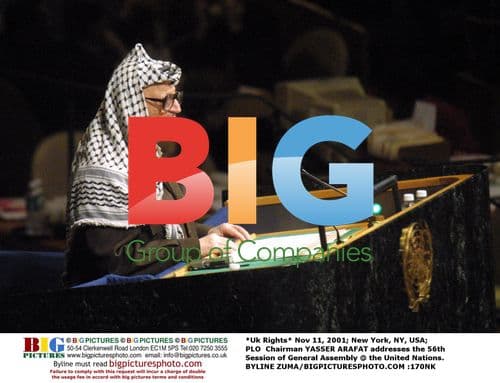 Yasser Arafat Addresses UN General Assembly