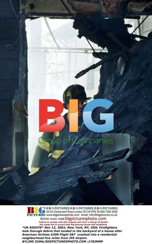 Firefighters at Plane Crash Site