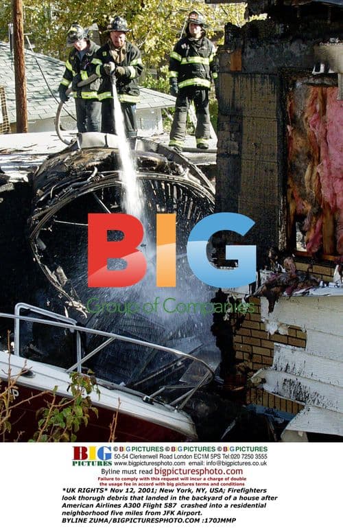 Firefighters at Plane Crash Site