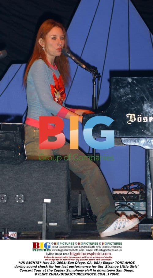 Tori Amos Sound Check for 'Strange Little Girls' Tour