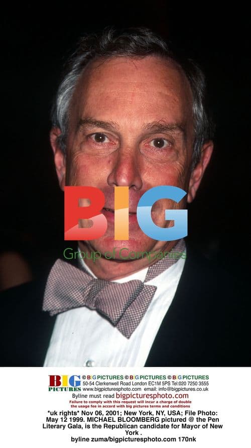 MICHAEL BLOOMBERG at Pen Literary Gala, 1999