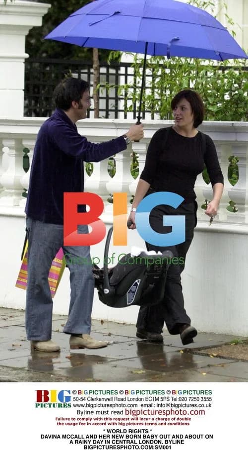 Davina McCall out with newborn baby