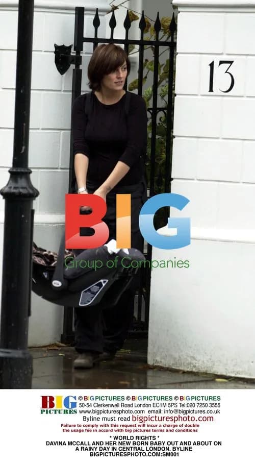 Davina McCall out with newborn baby