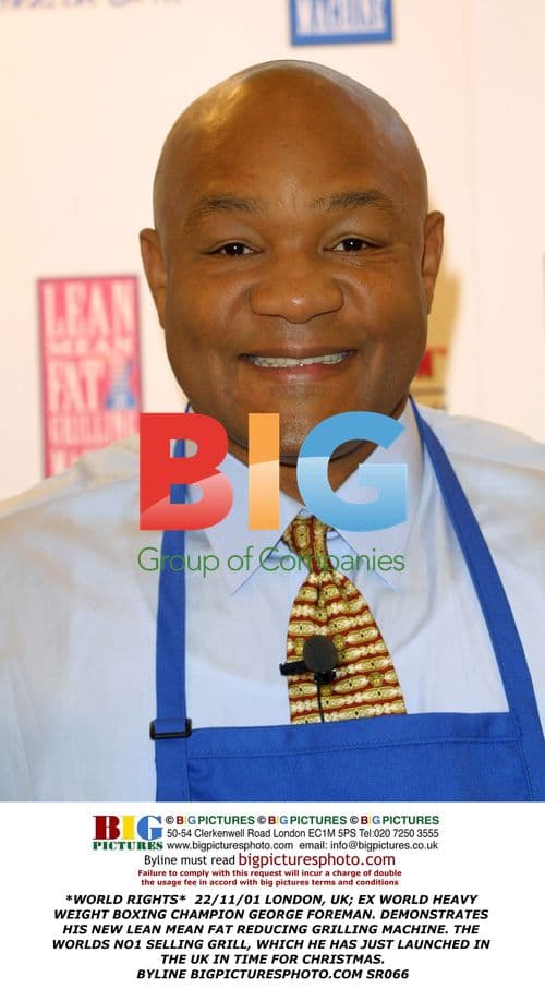 George Foreman Demonstrates New Grill