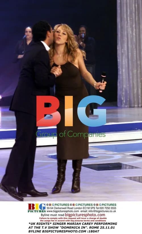 Mariah Carey Performing on "Domenica In" TV Show