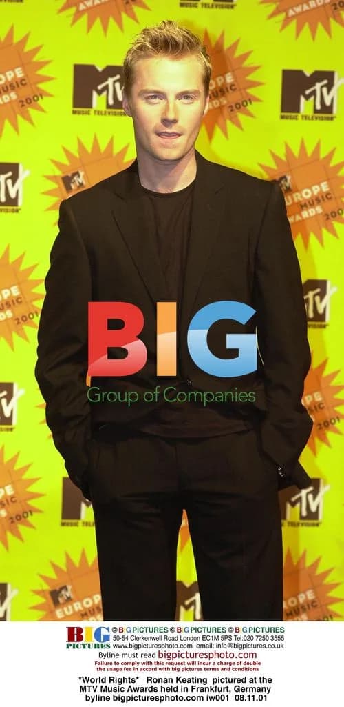 Ronan Keating at MTV Music Awards in Frankfurt