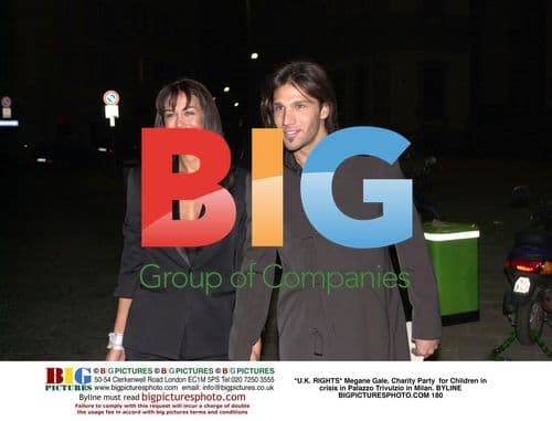 Megane Gale at Charity Party in Milan