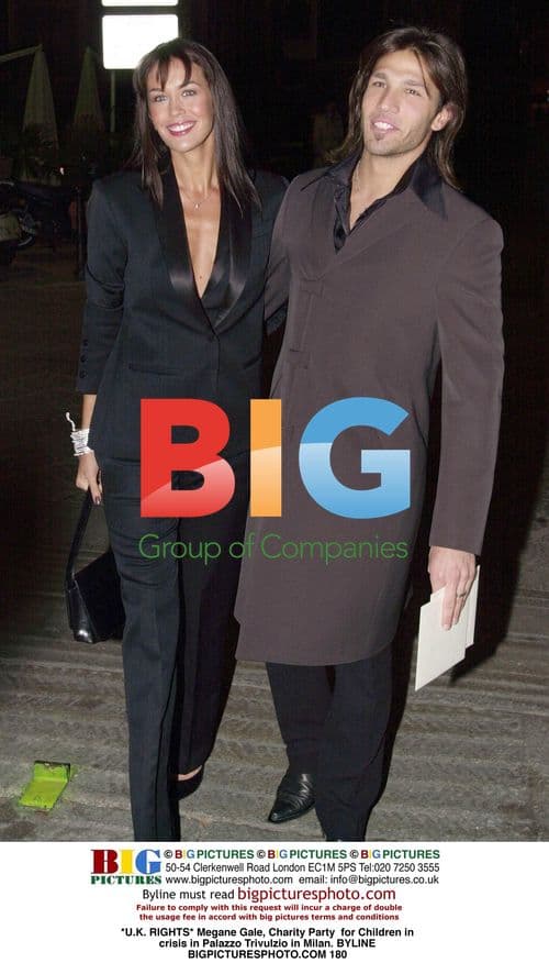 Megane Gale at Charity Party in Milan