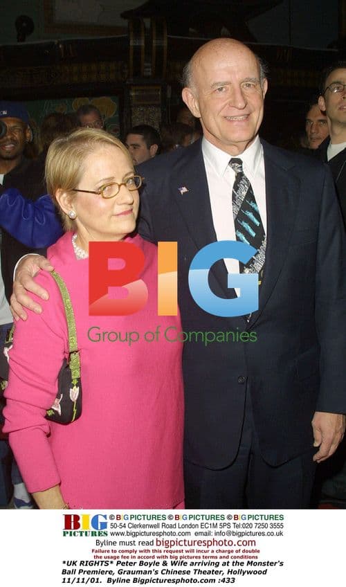 Peter Boyle & Wife at Monster's Ball Premiere
