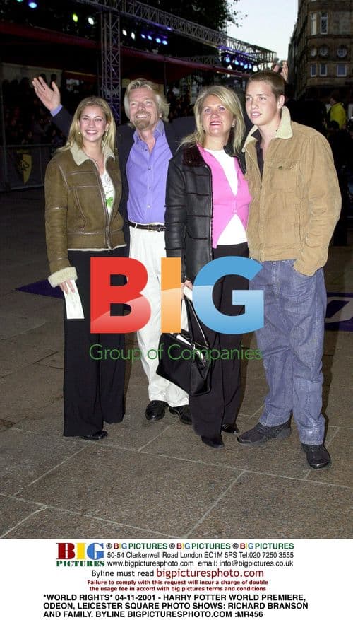 HARRY POTTER WORLD PREMIERE - RICHARD BRANSON