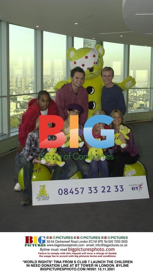 S Club 7 Launch Children In Need Donation Line