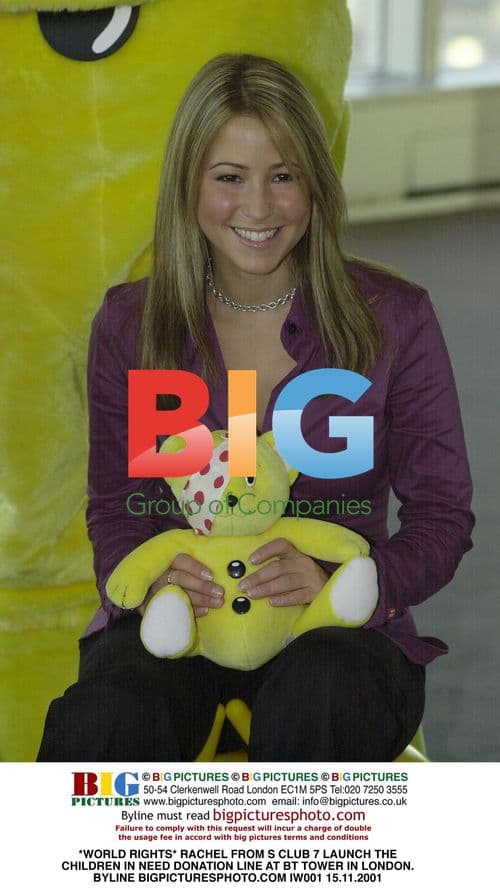 Rachel from S Club 7 launches Children in Need donation line