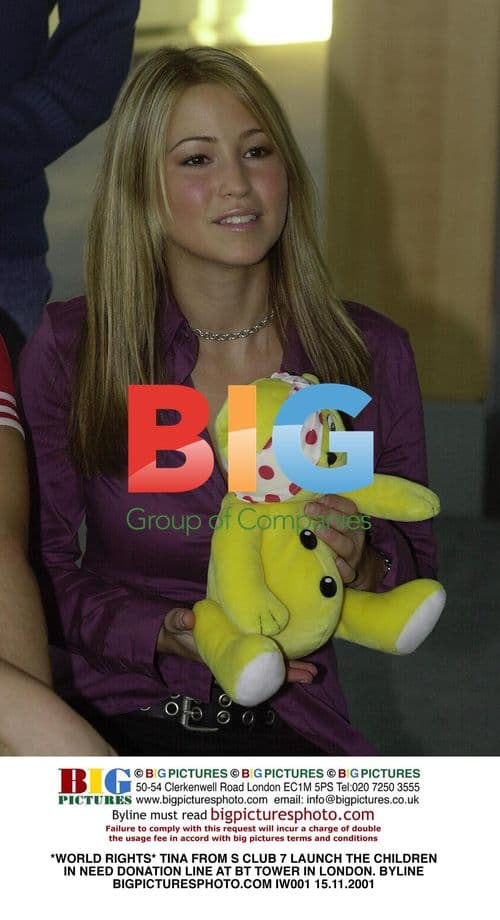 S Club 7 Launch Children in Need Donation Line