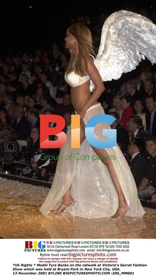 Tyra Banks at Victoria's Secret Fashion Show