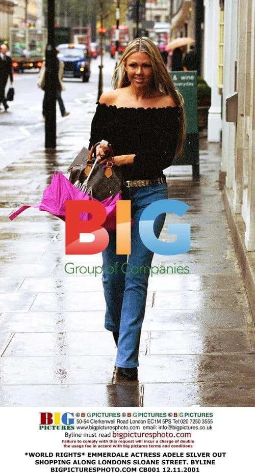 Emmerdale Actress Adele Silver Shopping in London