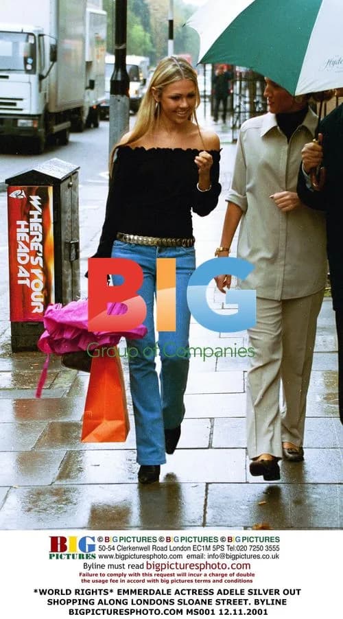 Emmerdale Actress Adele Silver Shopping in London