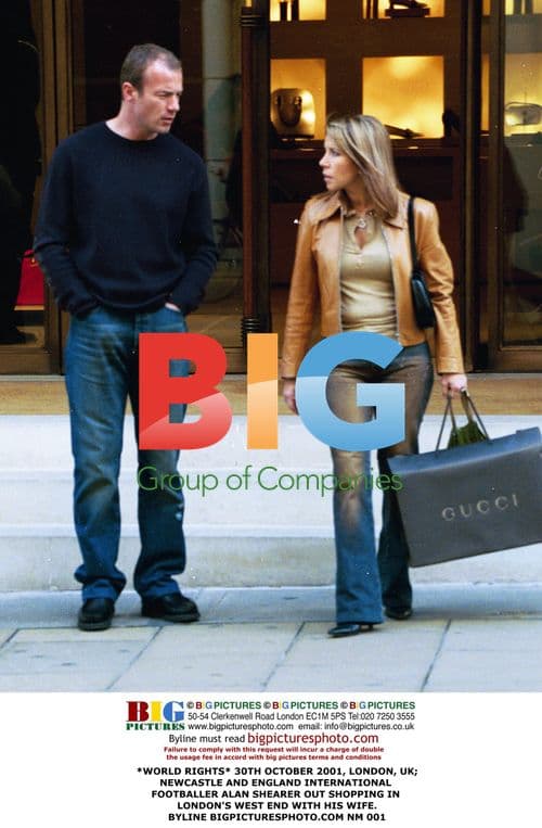 Alan Shearer Shopping in London's West End