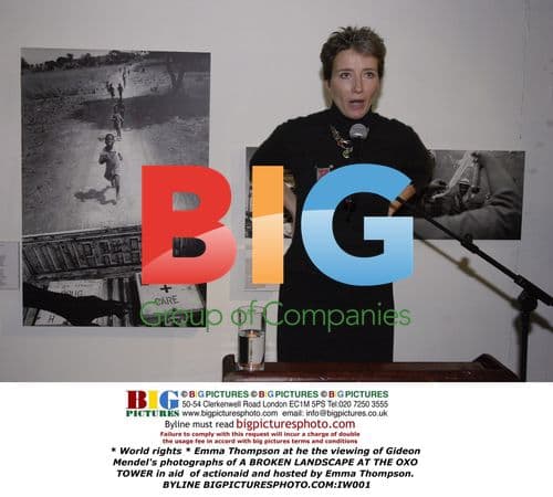 Emma Thompson at Photo Viewing for ActionAid