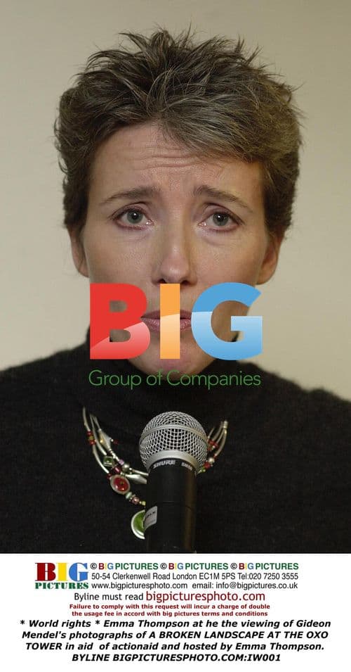 Emma Thompson at OXO Tower photography exhibit