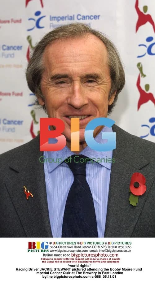 JACKIE STEWART at Bobby Moore Fund Quiz