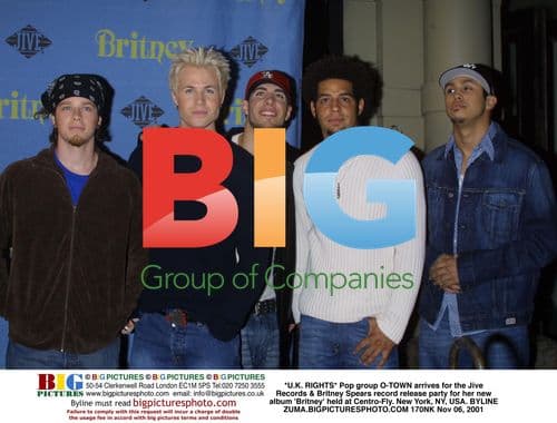 O-TOWN Arrives for Britney Spears' Record Release Party