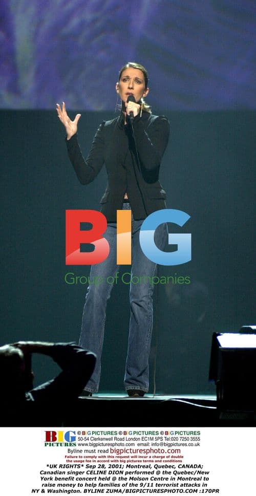 Celine Dion @ Quebec/New York Benefit Concert