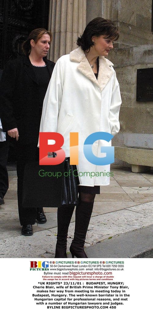 Cherie Blair Visits Budapest