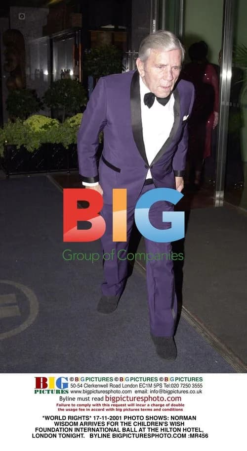 Norman Wisdom at Children's Wish Foundation Ball