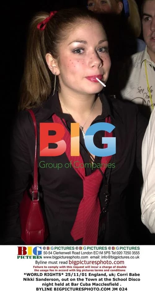 Nikki Sanderson at School Disco in Macclesfield
