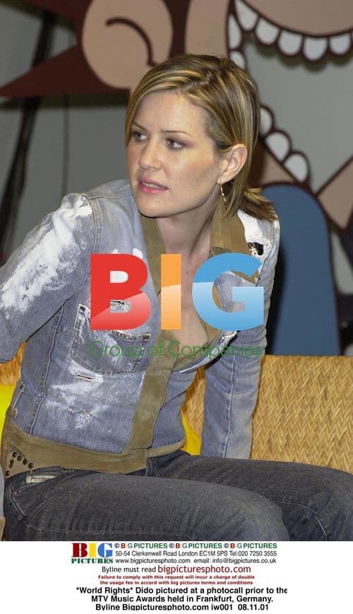 Dido at MTV Awards Photocall in Frankfurt